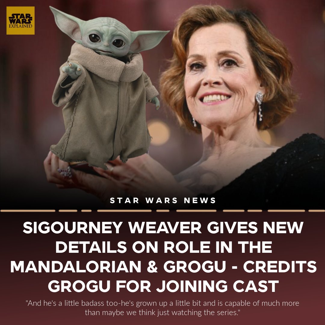 StarWarsExplain's tweet image. New details on Sigourney Weaver's role in The Mandalorian &amp;amp; Grogu 👀 link below 👇