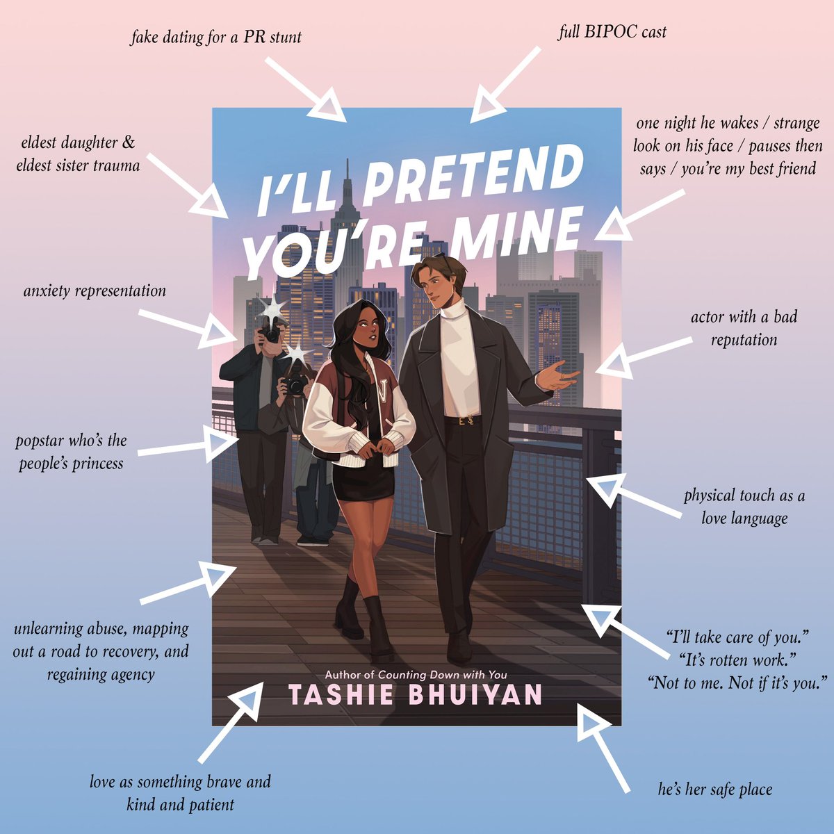 friendly reminder to preorder I’LL PRETEND YOU’RE MINE (out on June 3rd, 2025!) 🩷🩵💛