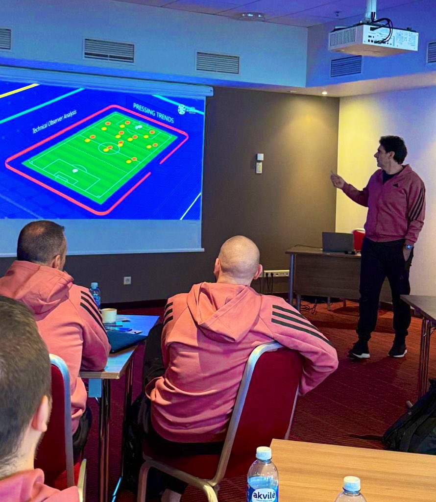 There’s no let-up in the football action at <a href="/UEFA/">UEFA</a>! I really enjoyed taking part in the Elite Youth Share in Lithuania, where I once again shared my experiences with the new generation of coaches.