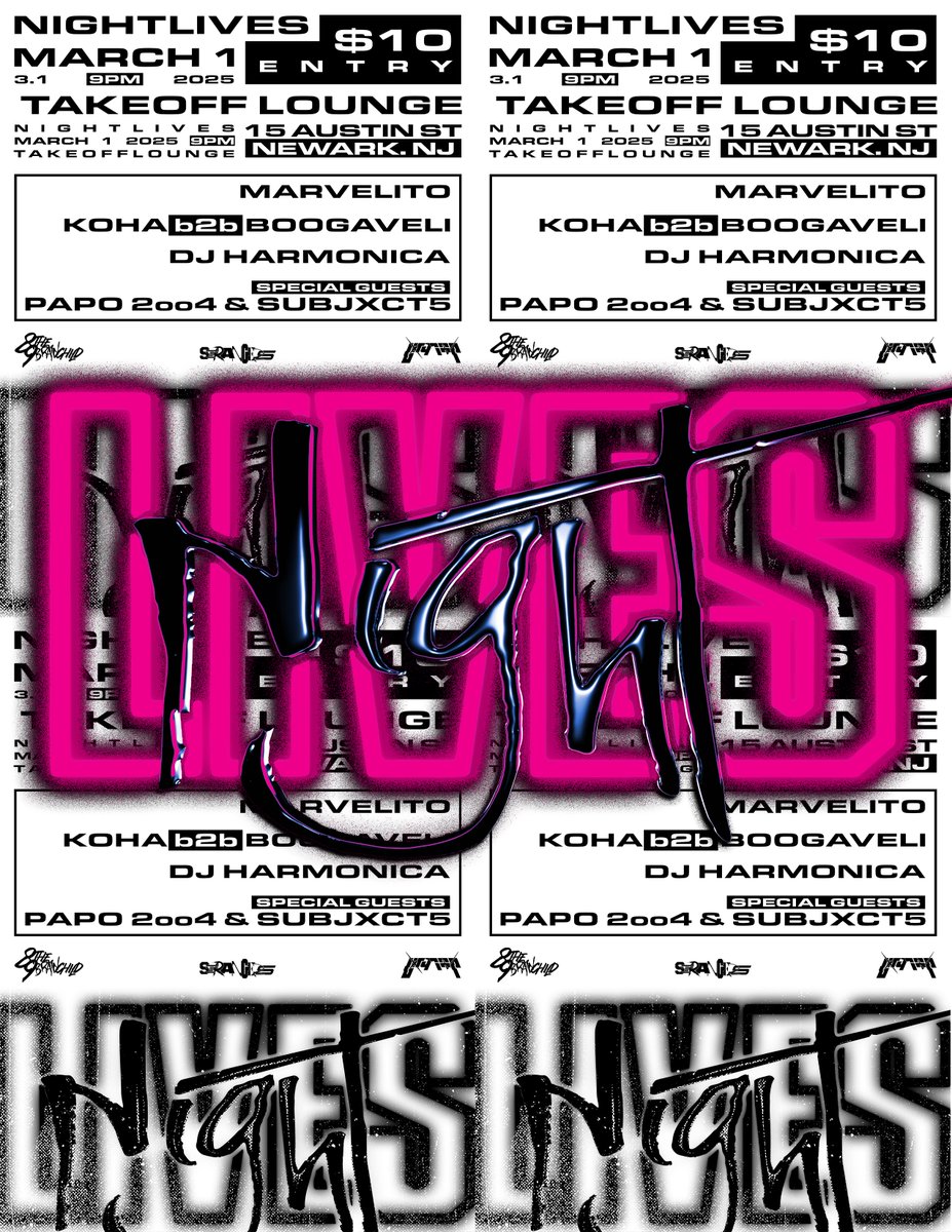 I Got A Job For Ya… (@blazeglorious) on Twitter photo NIGHTLIVES at TAKEOFF
MARCH 1 - 9PM
$10
<a href="/89theBrainchild/">Alan was my slave name.</a> <a href="/StrangersLive_/">Strangers LIVE!</a> <a href="/_kohai/">kohai kohai kohai</a> <a href="/boogietweets/">𝐁𝐨𝐨𝐠𝐚𝐯𝐞𝐥𝐢</a> <a href="/1marvelito/">el chavo maravilloso</a> <a href="/mon___fig/">M 𓁺</a> w/ <a href="/Subjxct5/">Subzel Washington</a> & #Papo2oo4 NIGHTLIVES at TAKEOFF
MARCH 1 - 9PM
$10
<a href="/89theBrainchild/">Alan was my slave name.</a> <a href="/StrangersLive_/">Strangers LIVE!</a> <a href="/_kohai/">kohai kohai kohai</a> <a href="/boogietweets/">𝐁𝐨𝐨𝐠𝐚𝐯𝐞𝐥𝐢</a> <a href="/1marvelito/">el chavo maravilloso</a> <a href="/mon___fig/">M 𓁺</a> w/ <a href="/Subjxct5/">Subzel Washington</a> & #Papo2oo4