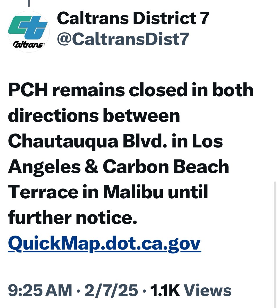NeptunesNet's tweet image. PCH is closed from SM to carbon beach! #rain #mudslides #palisadesfire