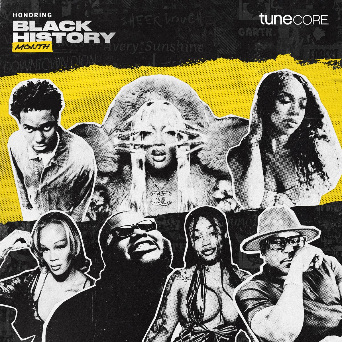In honor of Black History Month, join us in celebrating some of the impactful Black artists in our TuneCore community 🔥

Tap the link in our bio to listen to our curated, genre-spanning playlist featuring songs from the talented and influential Black TuneCore artists who set the