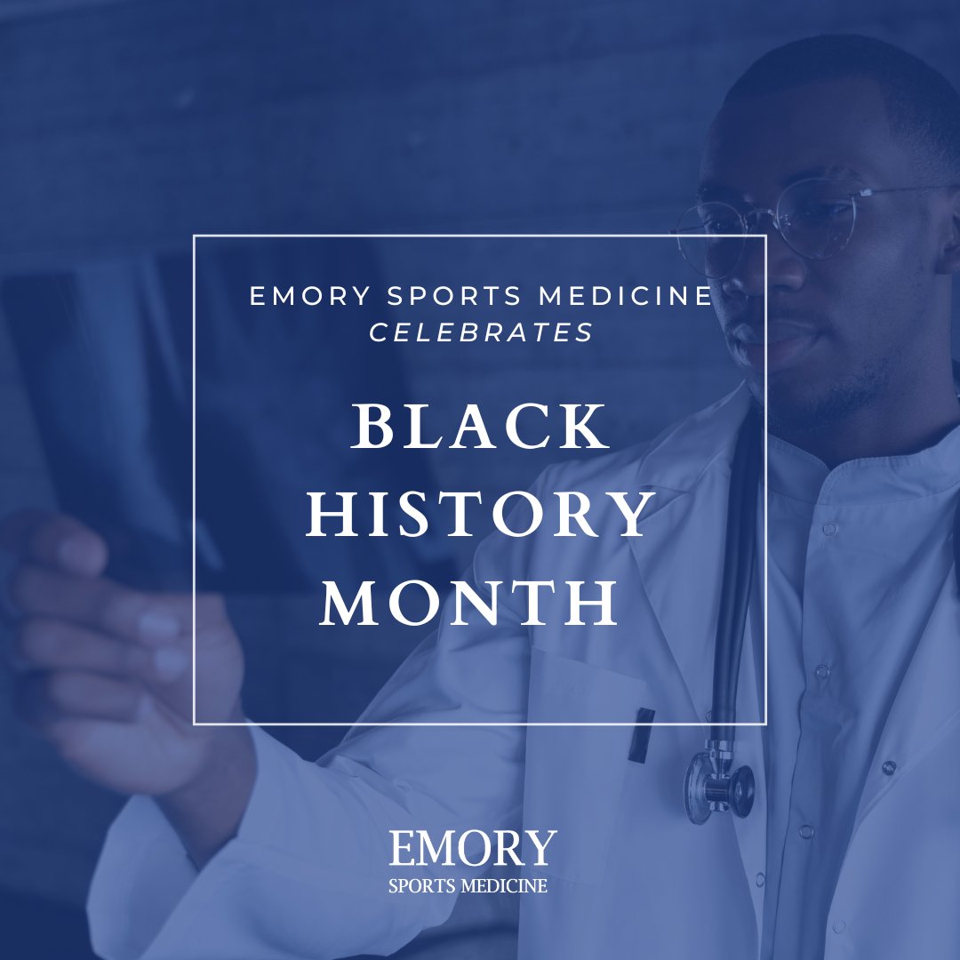 🏆 This #BlackHistoryMonth, we honor the impact of Black pioneers in sports medicine, athletic performance, and injury recovery. Their contributions have shaped the way we care for athletes and advance medical science. #EmorySportsMedicine #BlackExcellence