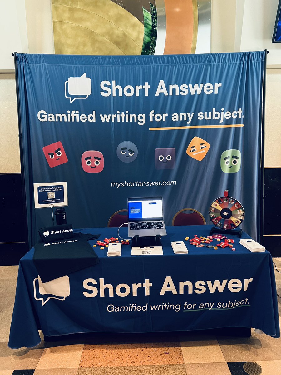 #tctela2025 stop by this weekend to chat about <a href="/myshortanswer/">Short Answer ✈️ #ISTELive25</a> and why writing across the curriculum has never been more important! #TCTELA