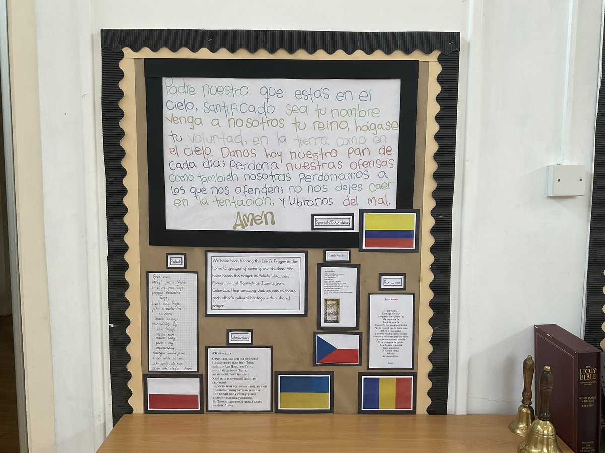 As part of their excellent work towards School of Sanctuary status. St George’s Primary have produced this excellent version of The Lord’s Prayer. #flourishingcommunities <a href="/stchris_trust/">St Christopher’s Trust</a>