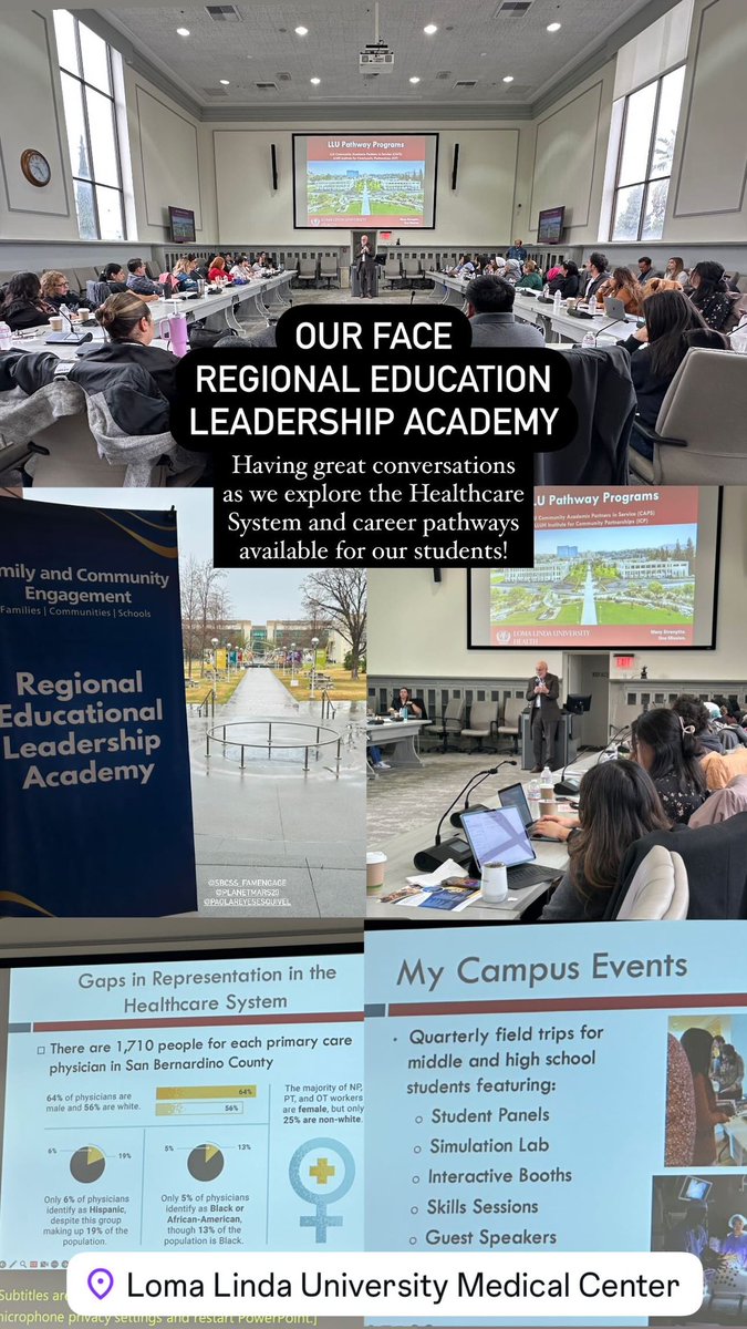 SBCSS Family Engagement (@sbcss_famengage) on Twitter photo Great day with FACE staff, families &community partners as we visit Loma Linda and take a deeper dive into the Healthcare System System and the touching points with education! #familyschoolcommunitypartnerships #FACESBCSS <a href="/Marisalazonecco/">Marissa</a> <a href="/djplanetmars/">Mars Serna</a> <a href="/SBCountySchools/">San Bernardino County Superintendent of Schools</a> Great day with FACE staff, families &community partners as we visit Loma Linda and take a deeper dive into the Healthcare System System and the touching points with education! #familyschoolcommunitypartnerships #FACESBCSS <a href="/Marisalazonecco/">Marissa</a> <a href="/djplanetmars/">Mars Serna</a> <a href="/SBCountySchools/">San Bernardino County Superintendent of Schools</a>