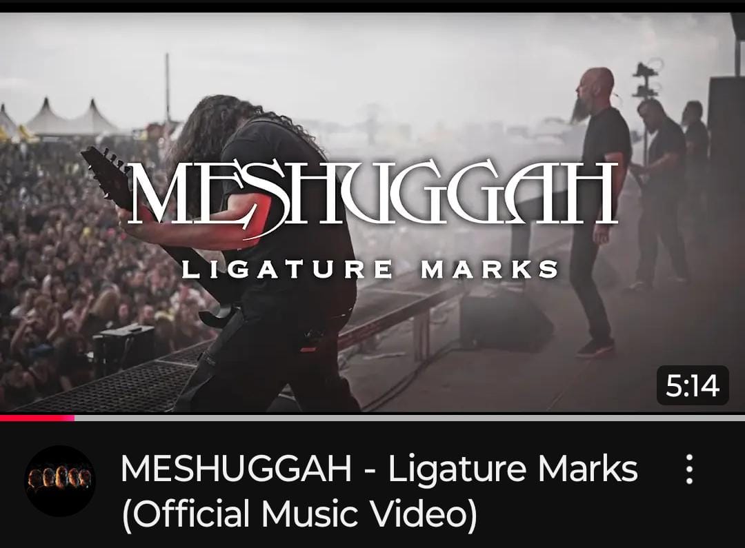 MESHUGGA estrena su nuevo video  “Ligature Marks”
Que se extrae de "Immutable - The Indelible Edition" saliendo a la luz este Abril 4, 2025, otro pedoooooo!!

#meshuggah #swedishmetal #metal #progmetal #djent