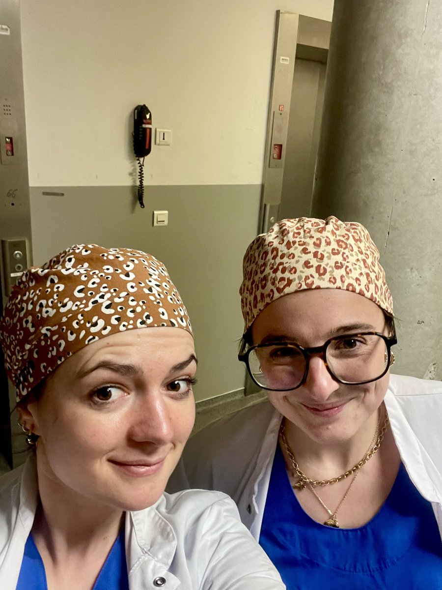 Thematic scrub caps for the urology team on call this weekend! 🐆 #urology #ScrubCapSquad #urobordeaux