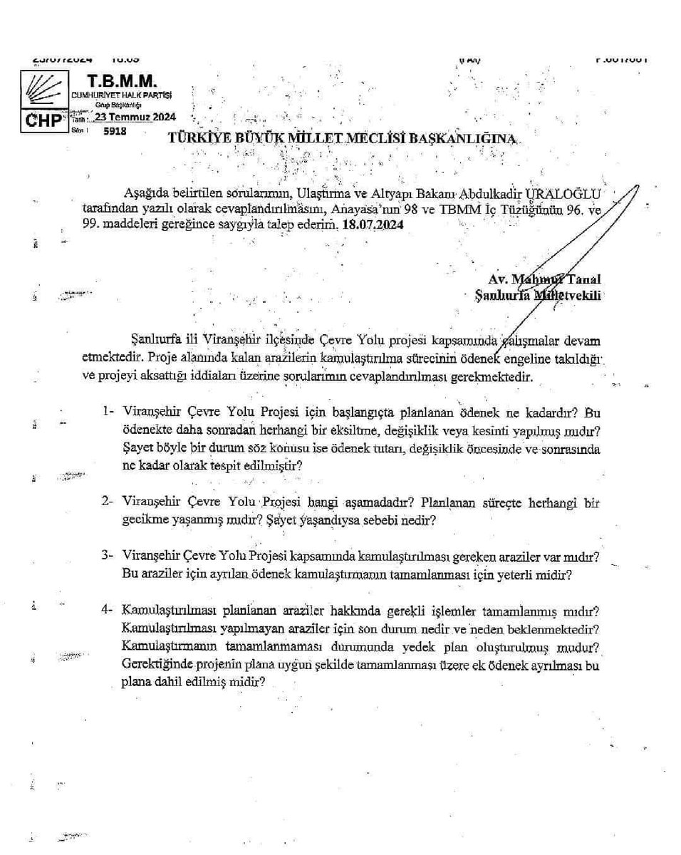 ilce_chp54093's tweet photo. Şanlıurfa’mızın birçok konuda arka sıralarda kalmasının nedeni ne yazık ki bu vekillerin halkın çıkarlarını değil kendi çıkarlarını ön planda tutuğu için..Çare biziz, çare halk, çare Cumhuriyet Halk Partisi...
Şanlıurfa'mızın umut ışığı Sayın Mahmut TANAL @MTanal @karadagferhatt https://t.co/GfDtW3MRK2