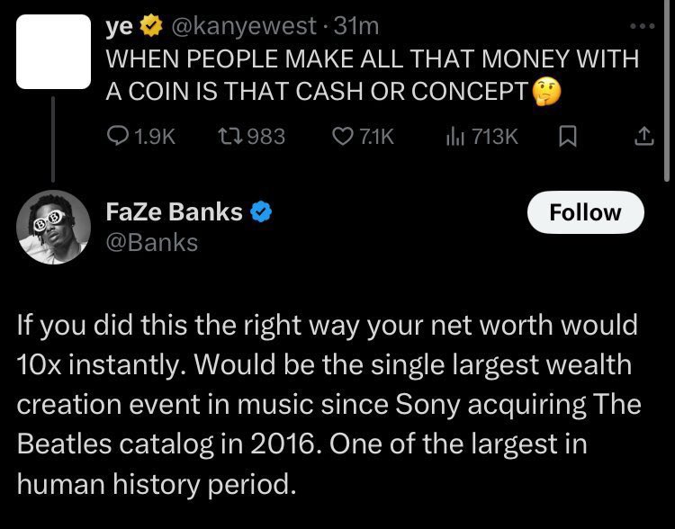 LilMoonLambo's tweet photo. Imagine telling a billionaire his net worth would 10x by launching a meme coin https://t.co/uJmzN7Zi3o