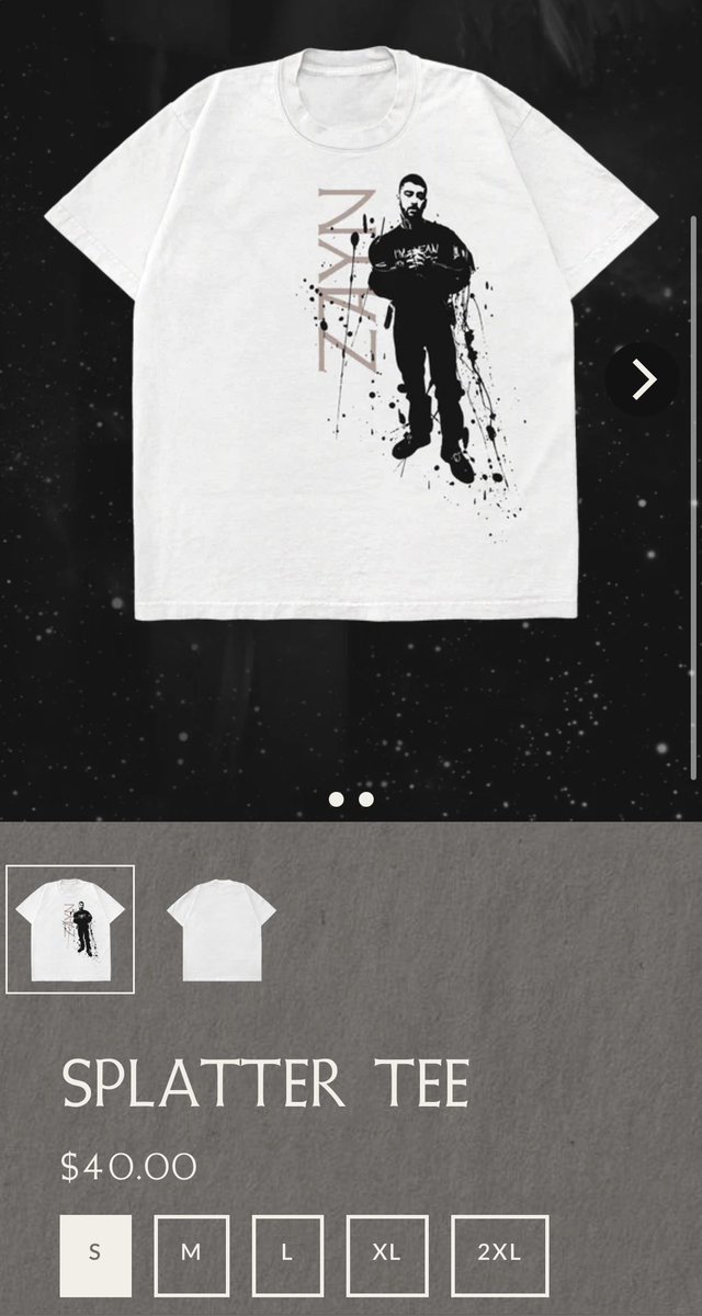 👽 Zayn give away 👽

Retweet and like to win this zayn tee shirt
Tell me why you want to win + size
Must be following me