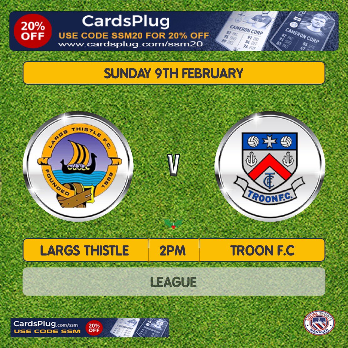 troon2008s's tweet photo. This weekend we travel up the coast to face top of the table @LargsThistle08s  🤝🏻💙🖤 https://t.co/UtjneMDsSB