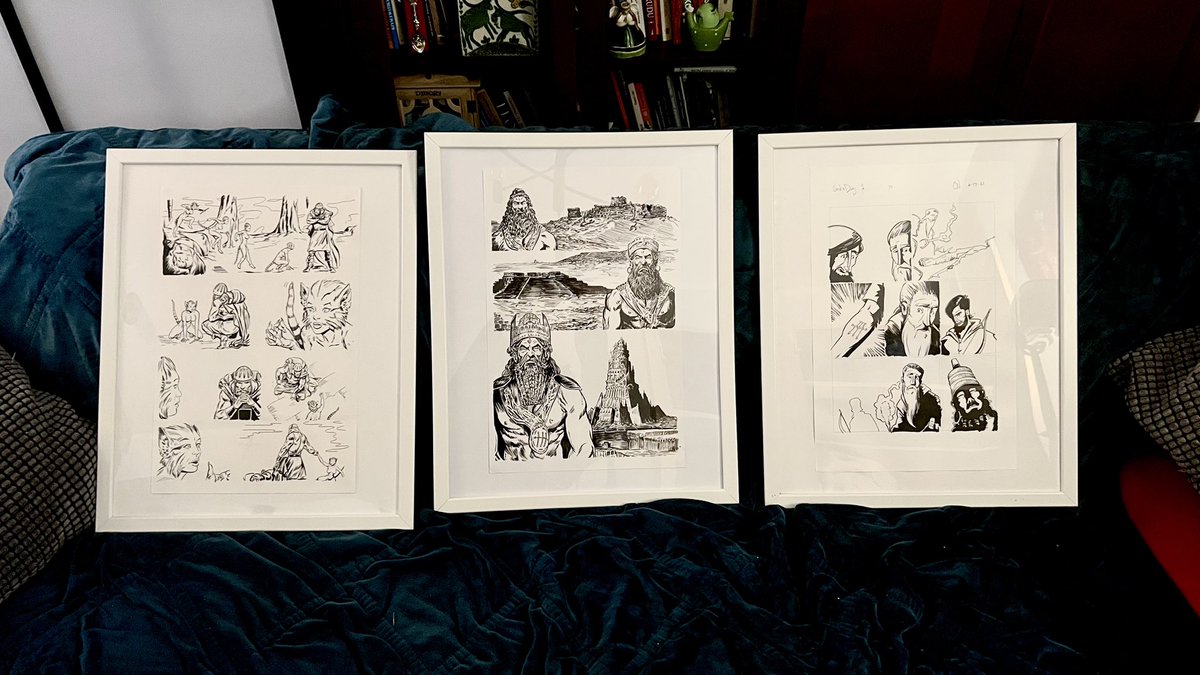 mfprysl's tweet image. Some have Batman, Catwoman, Joker or Superman. I have Sir Domingo, Mina, Nimrod and ss. Daniel & Mercurius. #ChristianComicsMultiverse