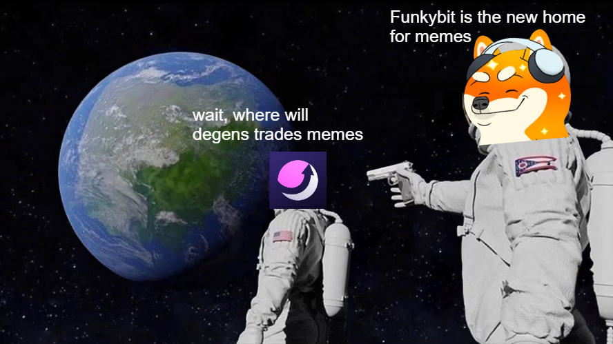 0x_Nomad__'s tweet photo. @funkybit_fun  is the ultimate destination for meme traders and creators alike. 🚀

Join the future of #Bitcoin #memecoin culture today!

@djfunk_funkybit 👀👀

#Funkybit https://t.co/P8GaVi13k2