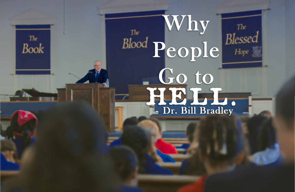 Today Dr. Bradley brought us a convicting message on the reality of Hell. Hell is real and there are still souls to be reached. 

Watch our Chapel Service Here: youtube.com/live/JOg1KVFBV…