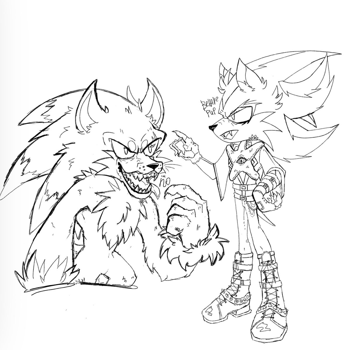 Sunnyspeedster's tweet photo. Have a Sip of this au I have
#SonicTheHedgehog #ShadowTheHedgehog #sonic #werehog #vampireshadow #wildheartau https://t.co/tiK0NuQfw9