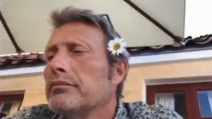 TheCinesthetic's tweet photo. thinking about mads mikkelsen on zoom calls and nothing else. https://t.co/koy4DWiLJ7