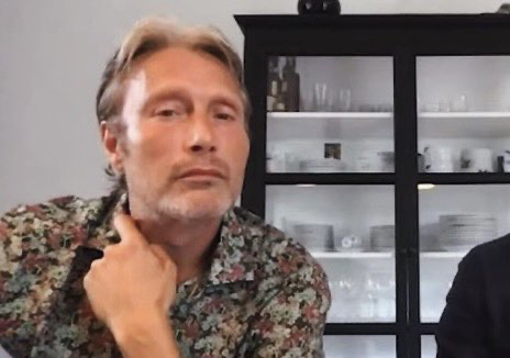 thinking about mads mikkelsen on zoom calls and nothing else.