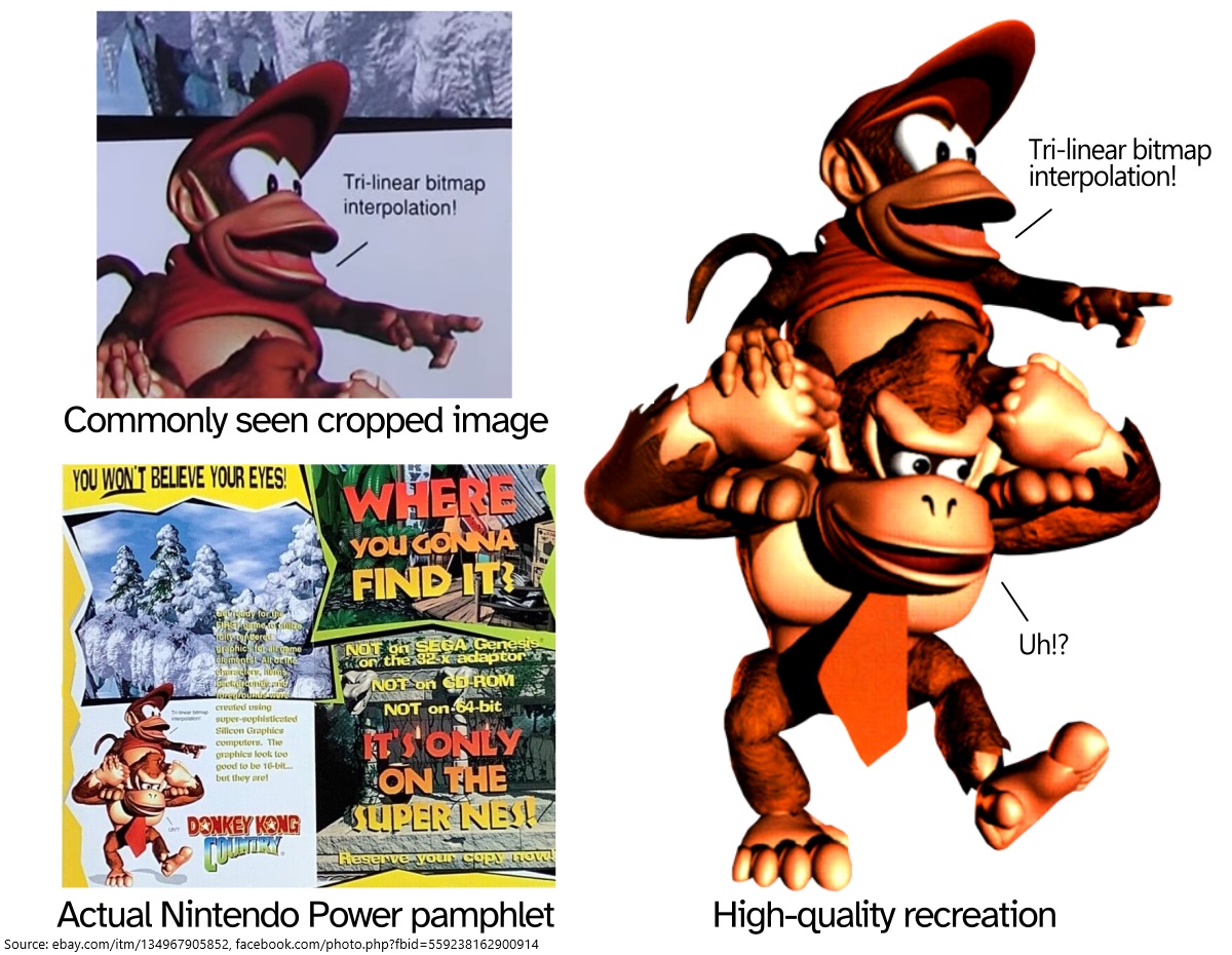 Finally, the origin of Diddy Kong's famous catch phrase, \, image size:1200x930
