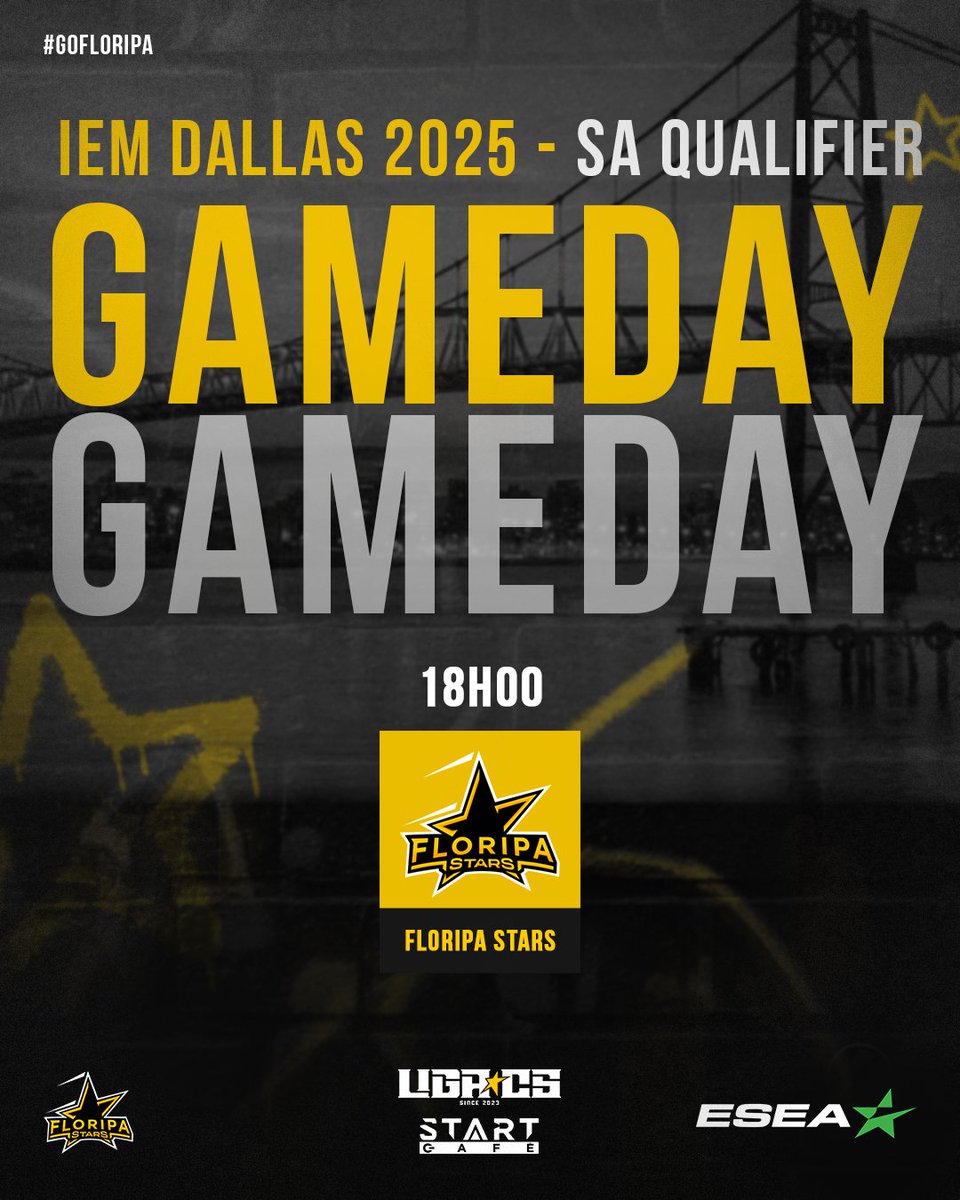 FloripaStars's tweet photo. 📢 GAME DAY
Hoje é dia de batalha e estrelas em ação! 🌠⚔
ESTAMOS ONLINE!

⏰ | 18h00 (Horário de Brasília)

🎙 | @EliarneyN 
📺 | https://t.co/qIN7aS07vP https://t.co/9e9r24epWj
