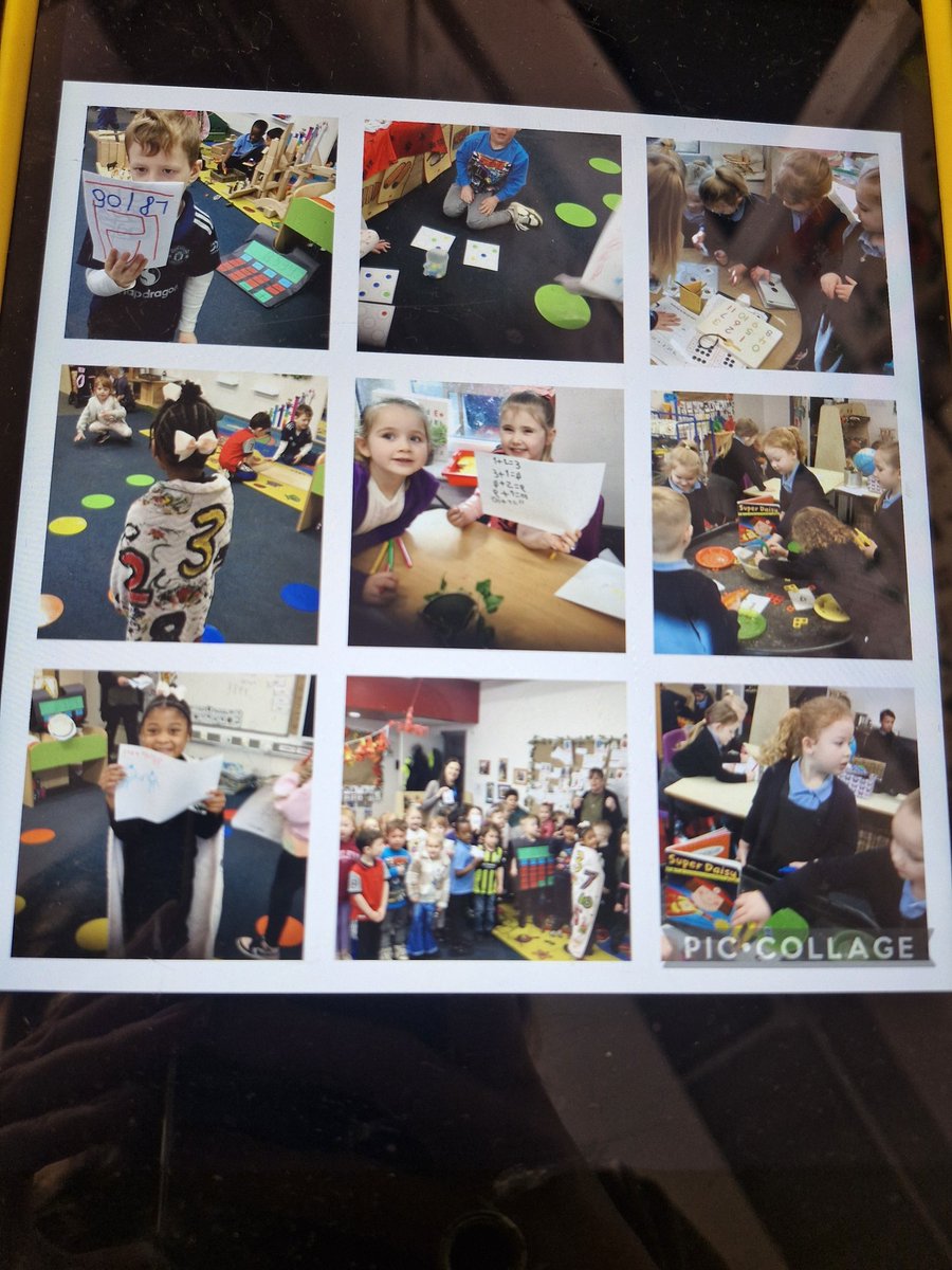 AHMrsMoore's tweet photo. Numbers everywhere! A super day of counting, subitising and number recognition! #Numbersday #NSPCC @AHMrsMoore https://t.co/h90Ki7C6UL
