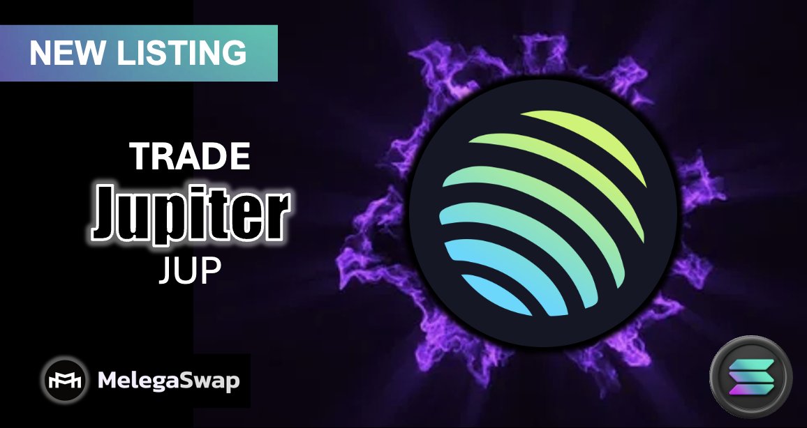MelegaSwap (@meleganews) on Twitter photo 🔥HOT NEW LISTING🔥
💎Jupiter (JUP)
Trade on #MelegaSwap | SOL Chain
✅Trade $JUP (solana.melega.finance/swap/?inputMin…)
ℹ️Follow & Learn more
🔶 Website (jup.ag) 🔶 X <a href="/JupiterExchange/">Jupiter (🐱, 🐐)</a>
🙌HYPE this Gem in Melega Community‼️
👉t.me/melegacommunity
#MelegaSwap #JUP 🔥HOT NEW LISTING🔥
💎Jupiter (JUP)
Trade on #MelegaSwap | SOL Chain
✅Trade $JUP (solana.melega.finance/swap/?inputMin…)
ℹ️Follow & Learn more
🔶 Website (jup.ag) 🔶 X <a href="/JupiterExchange/">Jupiter (🐱, 🐐)</a>
🙌HYPE this Gem in Melega Community‼️
👉t.me/melegacommunity
#MelegaSwap #JUP