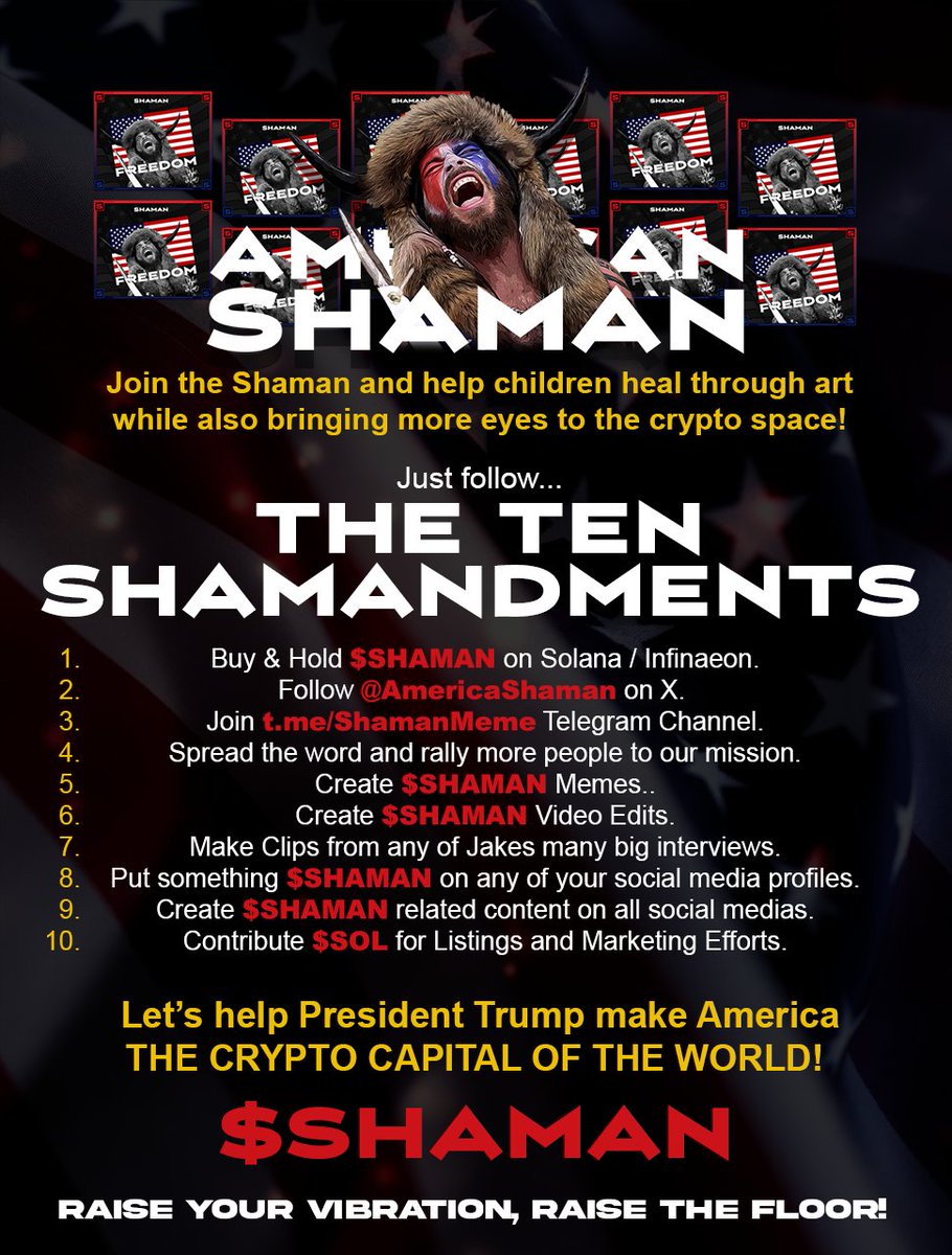 RAISE YOUR VIBRATION, RAISE THE FLOOR! 🤯
Let's try our own grass roots American experiment...

Come join our mission and let's be a driving force for positive change by utilizing the power of CRYPTO! 🚀

USA = CRYPTO CAPITAL 🇺🇸 🪙 😎

Link Below 👇