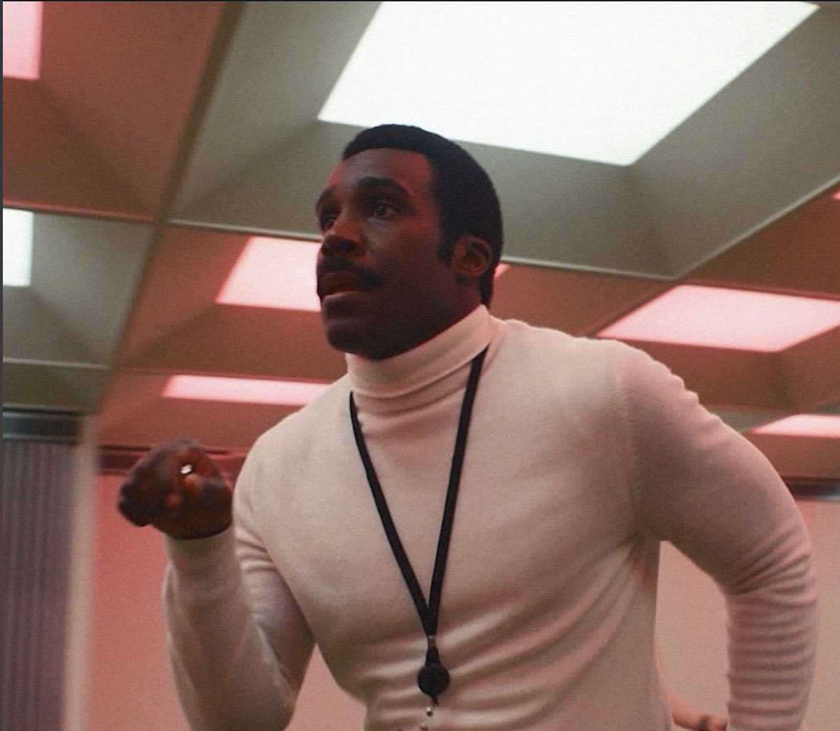 ohhhhhherewegoo's tweet image. one thing about milchick he’s gonna serve a look

#severance