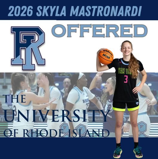After a great conversation with Coach Reiss, I am blessed to receive an offer from the University of Rhode Island!