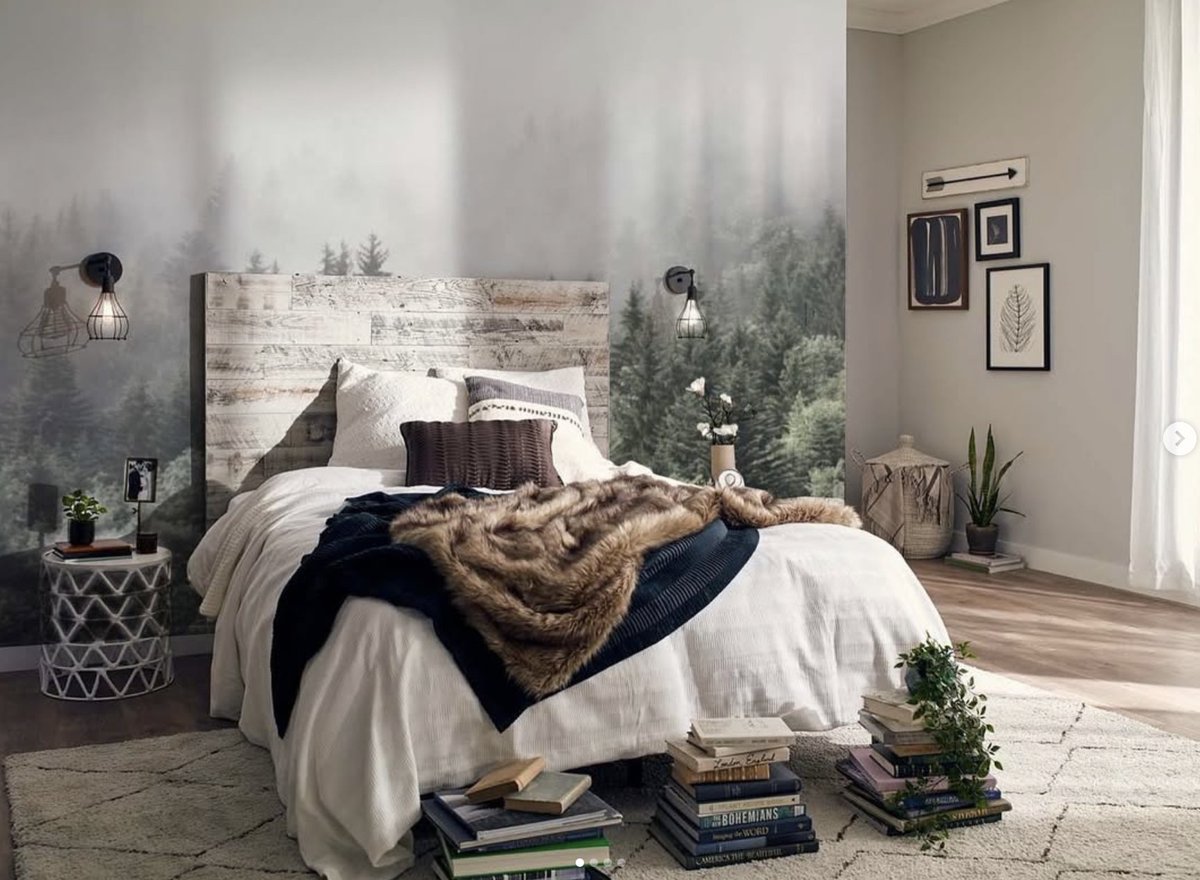 FirefliesLtd's tweet photo. Create instant atmosphere with our range of bespoke murals, in both permanent and removable wallpaper 🌲🏔️🌙

#home #homedecor #homeinspo #hyggehome #cosy #homegift #gift #giftideas #wallart #personalised #personalisedgift #cute #homeblogger https://t.co/mPDMb4RRC0
