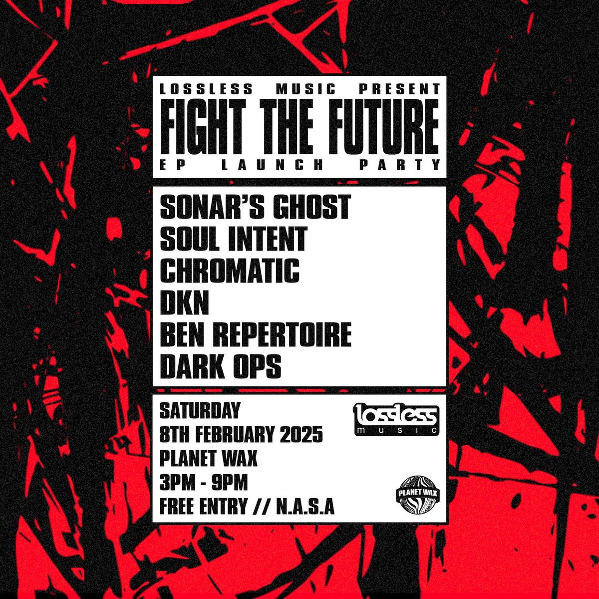Tomorrow at @planetwaxuk 

3PM til 9PM
FREE ENTY &amp; GIVEAWAYS

#dnb #jungle #rave