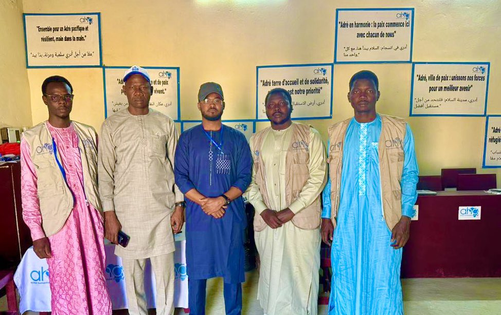 xibniy's tweet photo. Visite de travail à #Adré | Le Chef de Projet #PRECOTE à l’ONG #ADES, M. Abderahim Mahamat Malloum, a échangé avec l’équipe de l’#ONGAHA sur l’avancement du Projet #PRESA. Une collaboration dynamique qui renforce l'impact des actions humanitaires sur le terrain ! 🤝 #AHA #ADES #Tchad