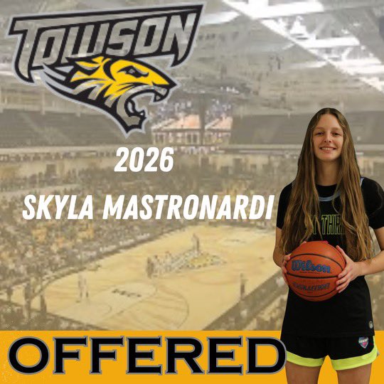 After a great conversation with Coach Harper, I am blessed to receive an offer from Towson!