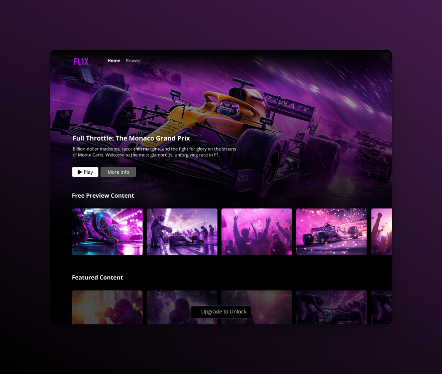 Tinkering with a new project for a paid video content community—having fun with Midjourney images for mockups along the way.