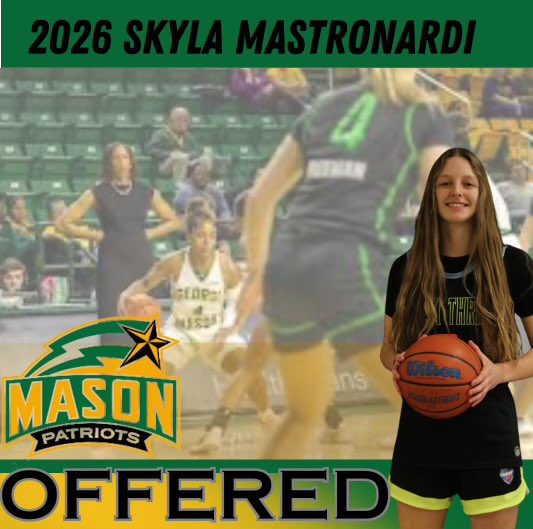 After a great conversation with Coach Ward, I am blessed to receive an offer from George Mason University!