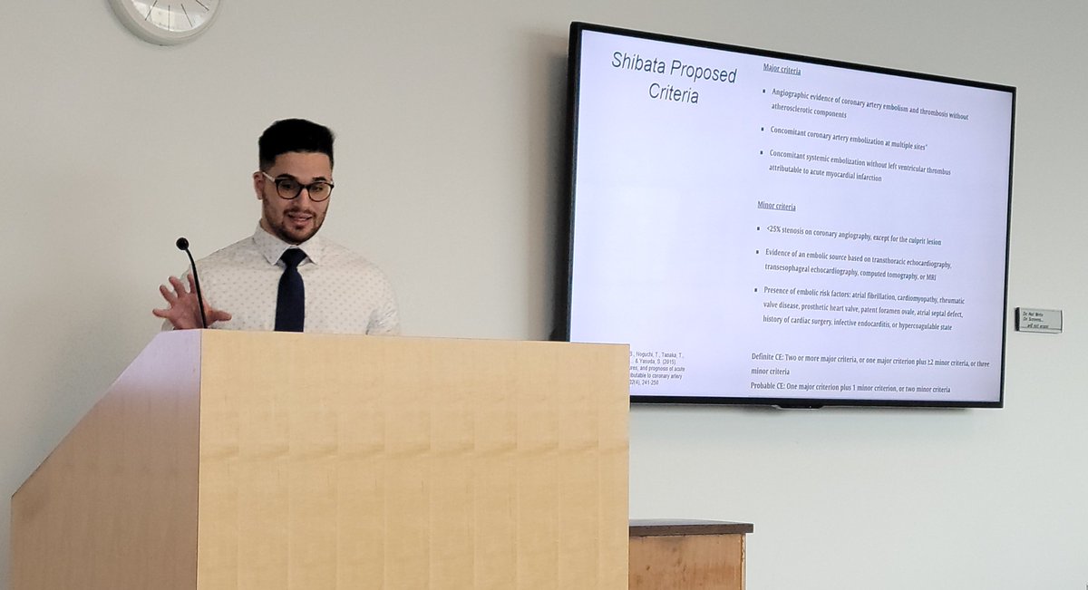 CCF Cardiology Fellows (@ccfcards) on Twitter photo Stellar and expert J31 MI conference presentation by Dr. Fawzi Zghyer, one of our newly elected chief fellows, featuring cases of coronary embolism & PAH crisis in a suspenseful twist! <a href="/OslerResidency/">The Osler Medical Residency</a> <a href="/venumenon10/">venu menon</a> <a href="/RanLeeMD/">Ran Lee, MD, FACC</a> Stellar and expert J31 MI conference presentation by Dr. Fawzi Zghyer, one of our newly elected chief fellows, featuring cases of coronary embolism & PAH crisis in a suspenseful twist! <a href="/OslerResidency/">The Osler Medical Residency</a> <a href="/venumenon10/">venu menon</a> <a href="/RanLeeMD/">Ran Lee, MD, FACC</a>
