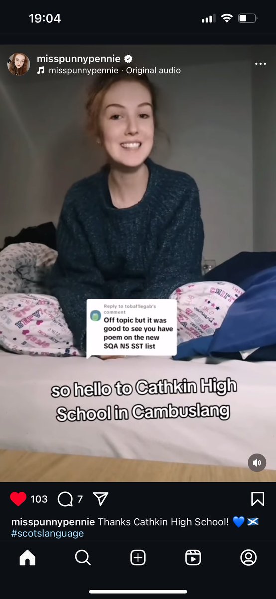 Cathkin High English tweet media