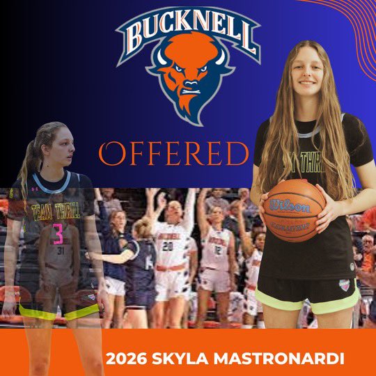 After a great conversation with Coach Woodruff, I am blessed to receive an offer from Bucknell University!