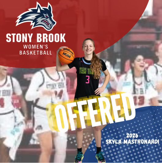 After a great conversation with Coach McCorvey, I am blessed to receive an offer from Stony Brook University!