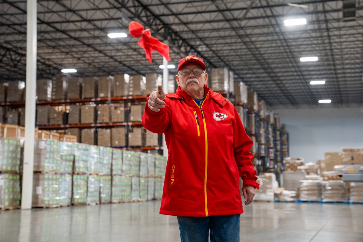 NauticalDirect's tweet image. Good luck to our Kansas City Chiefs this weekend as they chase a historic 3-peat! 

The Nautical team is showing out this Red Friday to cheer them on!

(And yes, that might be Andy Reid 👀)