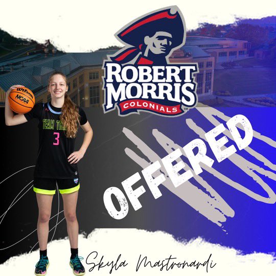 After a great conversation with Coach McCabe, I am blessed to receive an offer from Robert Morris University!