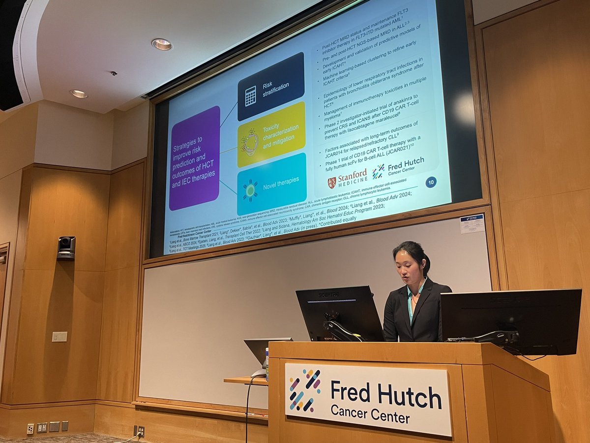 Jordan Gauthier (@drjgauthier) on Twitter photo Honored to have had the opportunity to work with Dr. <a href="/emilyliangmd/">Emily Liang</a> on so many exciting projects.
She is giving her Clinician Scholar Seminar talk today!
<a href="/fredhutch/">Fred Hutch Cancer Center</a> <a href="/UWMedicine/">UW Medicine</a> #proudmentor
<a href="/RyanCassaday/">Ryan Cassaday</a> Honored to have had the opportunity to work with Dr. <a href="/emilyliangmd/">Emily Liang</a> on so many exciting projects.
She is giving her Clinician Scholar Seminar talk today!
<a href="/fredhutch/">Fred Hutch Cancer Center</a> <a href="/UWMedicine/">UW Medicine</a> #proudmentor
<a href="/RyanCassaday/">Ryan Cassaday</a>