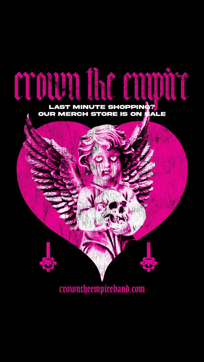 For your loved one or your fuckin self 🩷
crowntheempireband.com