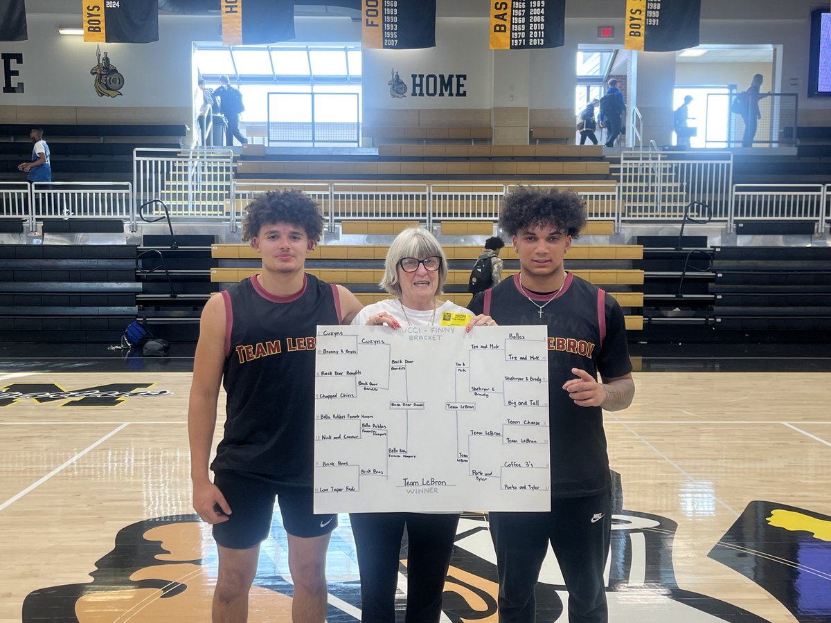 Congratulations to our 2025 Nucci-Finny 2 v 2 Tournament Champs James Bundridge and Daniel Batch!!! TY to Ryan, Brayden, Abby and Emma for your incredible leadership!!! 🖤💛