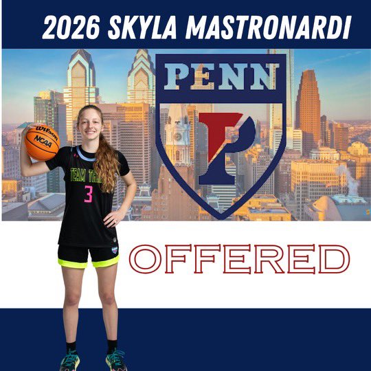 After a great conversation with Coach Robinson, I am blessed to receive an offer from University of Pennsylvania!