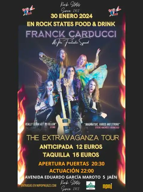 Dioses del Metal (@dioses_metal) on Twitter photo <a href="/FranckCarducci/">Franck Carducci</a> & THE FANTASTIC SQUAD (ROCK STATES FOOD AND DRINK, JAÉN, 30/01/25)
“Llevando el Rock y el espectáculo a otro nivel”
Crónica: diosesdelmetal.org/franck-carducc…
Crónica y fotografías realizadas por ElyAngelOfDeath
#CrónicasDDM #ElyAngelOfDeath <a href="/FranckCarducci/">Franck Carducci</a> & THE FANTASTIC SQUAD (ROCK STATES FOOD AND DRINK, JAÉN, 30/01/25)
“Llevando el Rock y el espectáculo a otro nivel”
Crónica: diosesdelmetal.org/franck-carducc…
Crónica y fotografías realizadas por ElyAngelOfDeath
#CrónicasDDM #ElyAngelOfDeath
