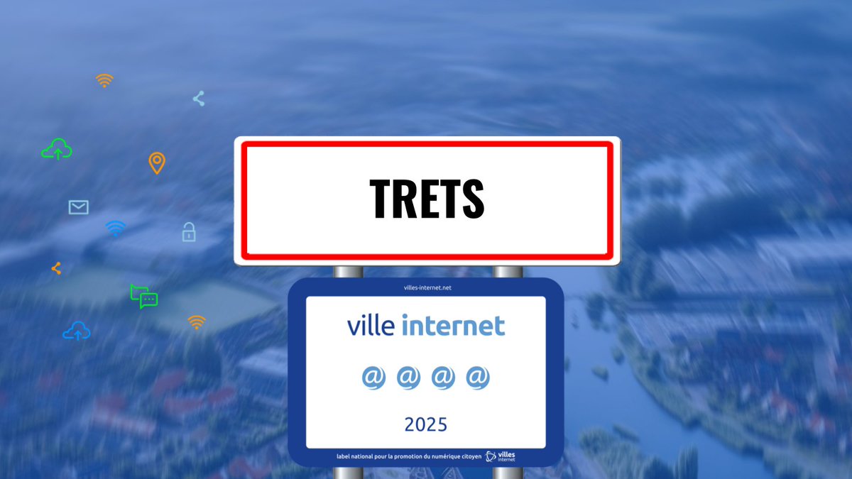 🎉🙌🇫🇷 Félicitations à Trets qui reçoit le label Ville Internet avec 4@ #Villesinternet2025 - Le Palmarès complet sur villes-internet.net/site/decouvrez… #Trets