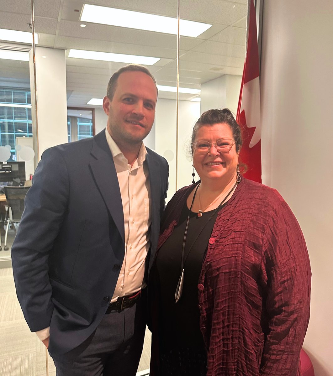 La défenseure fédérale du logement, Marie-Josée Houle, a rencontré le ministre Erskine-Smith <a href="/beynate/">Nate Erskine-Smith</a> pour discuter du travail important à accomplir au cours de son deuxième mandat pour faire progresser le droit au logement au Canada. #MettreFinÀLItinérance #DroitAuLogement