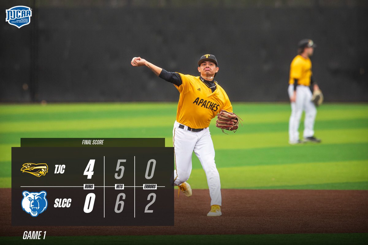 ApacheAthletics's tweet photo. BIG VICTORY for the Apaches as they defeat #7 Salt Lake... don't miss their matchup against #11 Iowa Western at 2 pm today! 

#feathersup https://t.co/tkb9IYTVuN