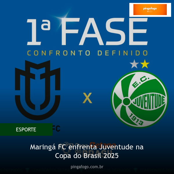 PingaFogoFM's tweet photo. 📢⚽️ Maringá FC enfrenta o Juventude na primeira fase da Copa do Brasil 2025! 🏆🇧🇷

Confira todos os detalhes aqui: https://t.co/AETK3bTHA2

#CopaDoBrasil #MaringáFC #Juventude #Futebol #Esporte https://t.co/Sdrmog5bCL